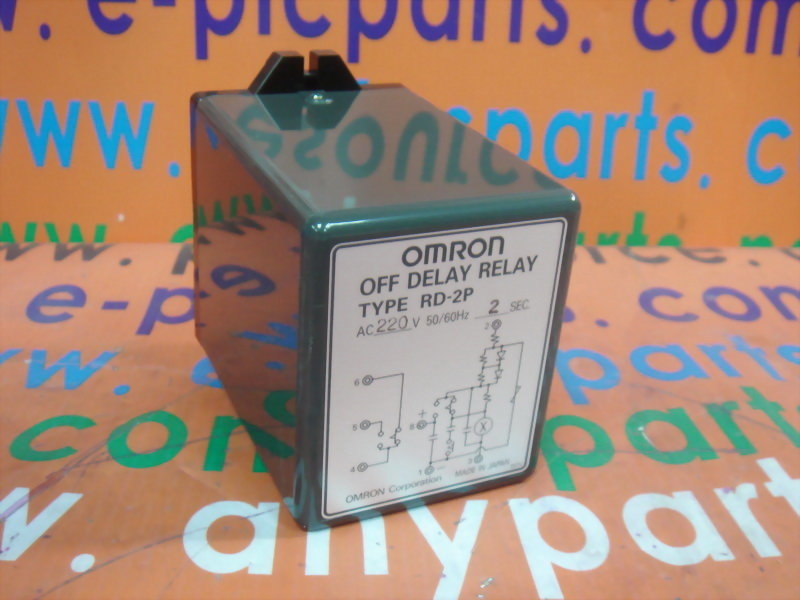 OMRON TIME DELAY RELAY RD2P TIME 2S 220V