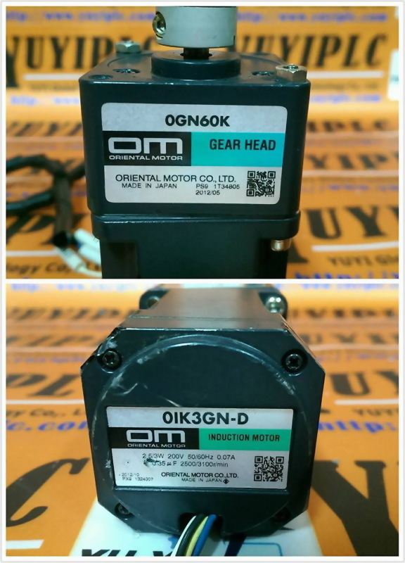 ORIENTAL MOTOR OIK3GN-D INDUCTION MOTOR W/ OGN60K