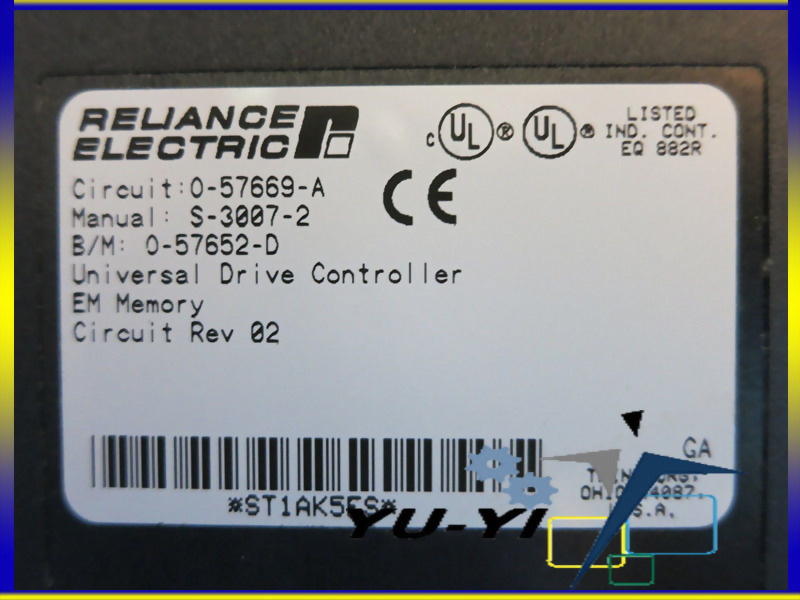 Reliance electric 57652 0-57669-C 0-57652-F universal drive controller EM 