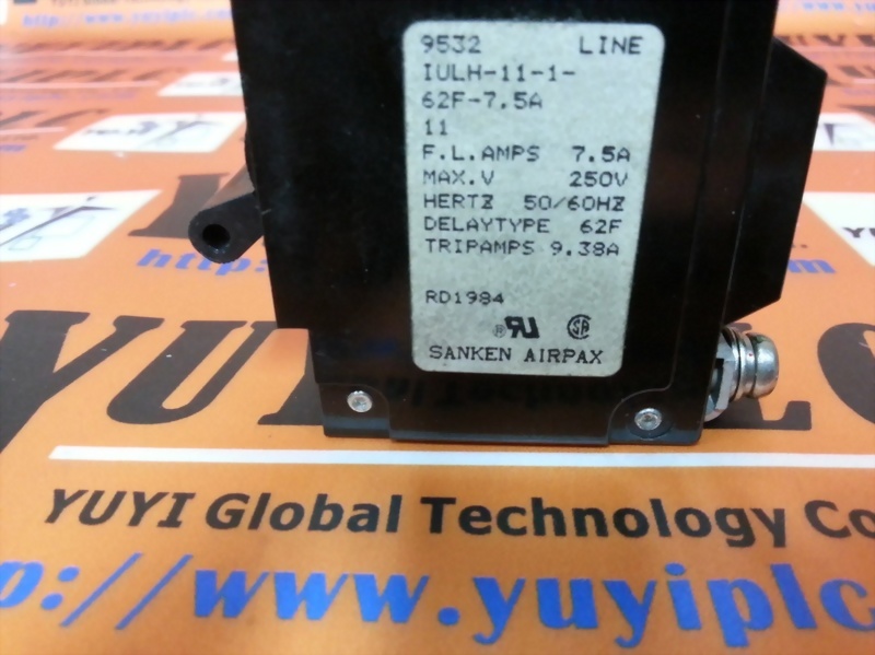 SANKEN AIRPAX IULH11162F7.5A CIRCUIT BREAKER