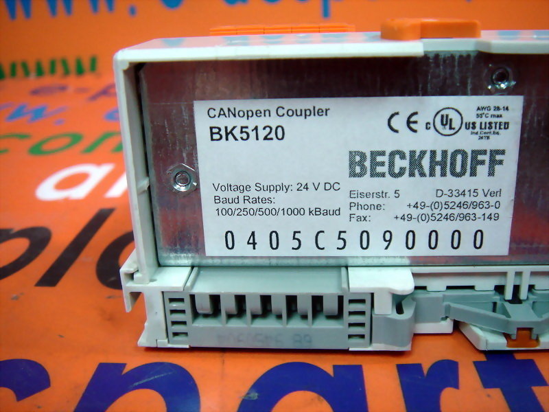 Module Beckhoff BK5110 Eco CANopen Coupler - Occasion Testé - Réf. B1361