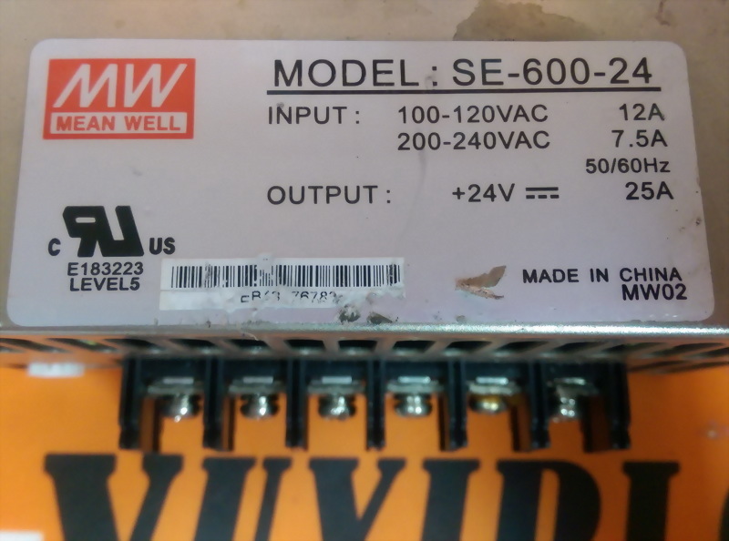 Jual MEAN WELL LRS-600-24 SWITCHING POWER SUPPLY MEANWELL 600W SE-600-24 | Shopee Indonesia-187491