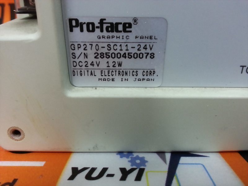 PRO-FACE GP270-SC11-24V / 28500450078 プログラマブル表示器