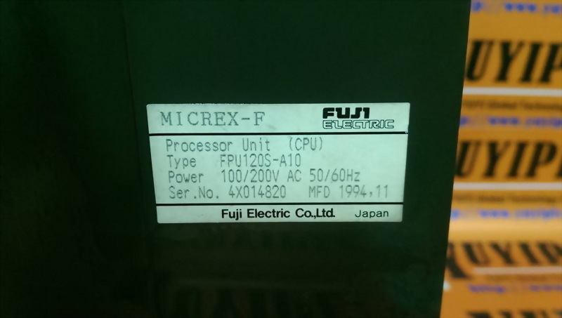 FUJI MICREX-F FPU 120S-A10 CPU POCESSOR UNIT MODULE