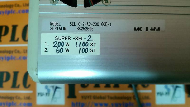 IAI IA SUPER SEL CONTROLLER SEL-G-2-AC-200.60B-1