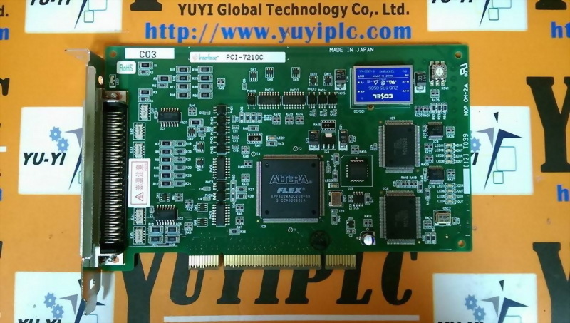 INTERFACE PCI-7210C 4 AXIAL INSULATOR PULSE MOTION CONTROL CARD