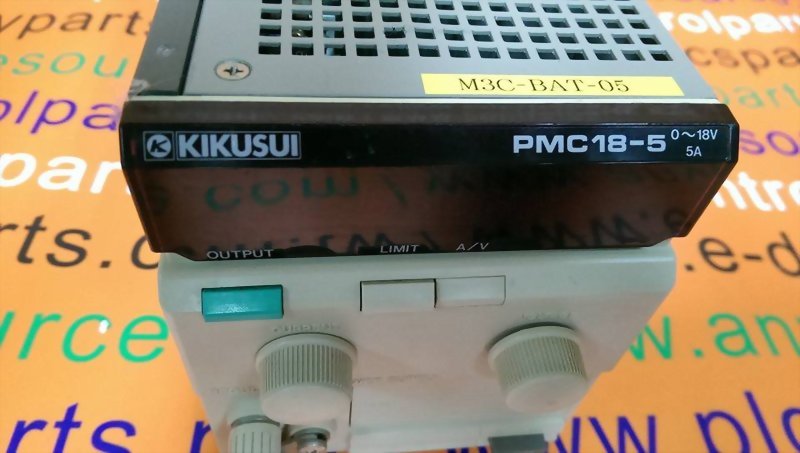 KIKUSUI LINEAR DC POWER SUPPLY 0-18V 5A PMC18-5