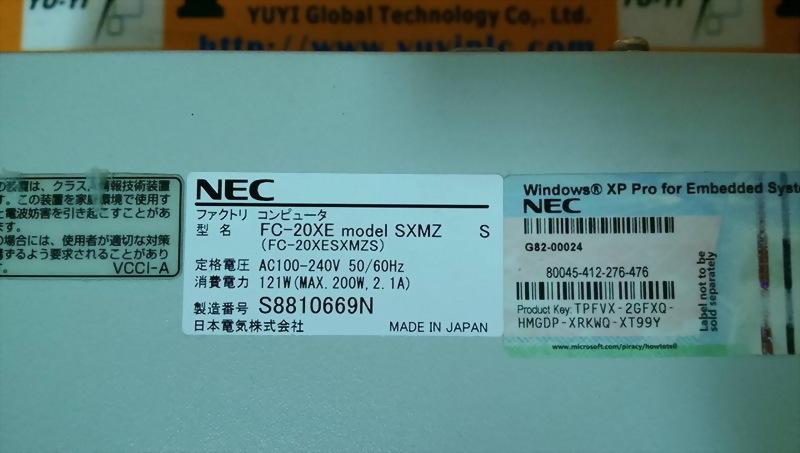 NEC FC98-NX FC-20XE MODEL SXMZ S