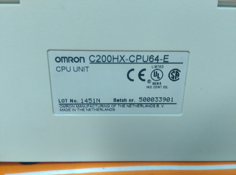 OMRON C200HX-CPU64-E CPU UNIT