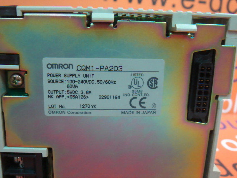 OMRON PA203 / CQM1-PA203 OMRON PA203 / CQM1-PA203