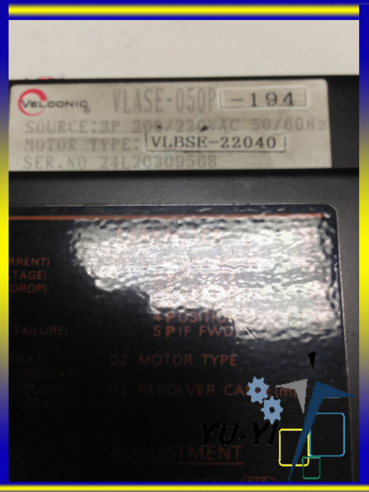 TOEI VELCONIC VLASE-050P-194 SERVO AMPLIFIER TOEI VELCONIC VLASE-050P-194 SERVO AMPLIFIER