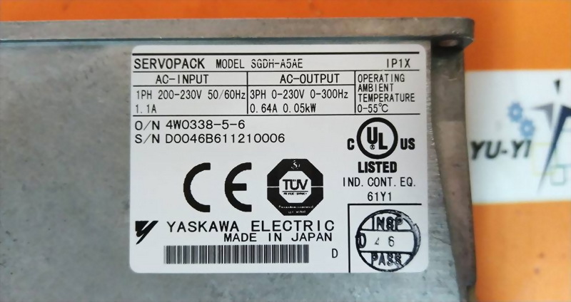 YASKAWA SGDH-A5AE SERVOPACK