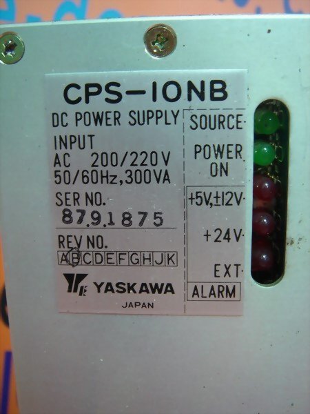 YASKAWA CPS-10NB AC200-220V 50/60Hz 300VA