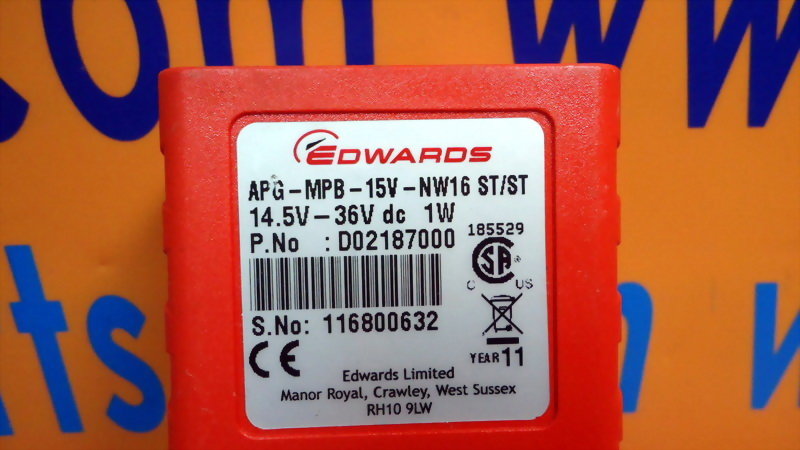 BOC EDWARDS APG-MPB-15V-NW16 ST/ST