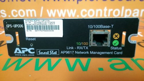 APC NETWORK MANAGEMENT CARD AP9617 GP5-UPC06