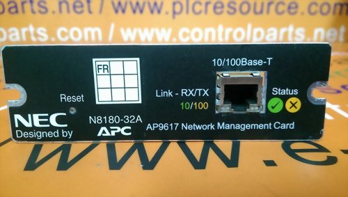 APC NETWORK MANAGEMENT CARD EM AP9617 640-0826A-10