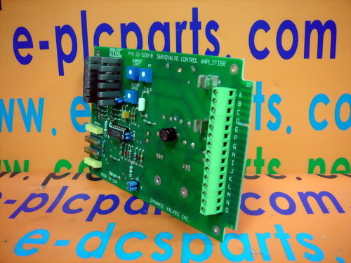 DYNAMIC VALVES INC. PN 23-7030-B SERVOVALVE CONTROL AMPLIFIER