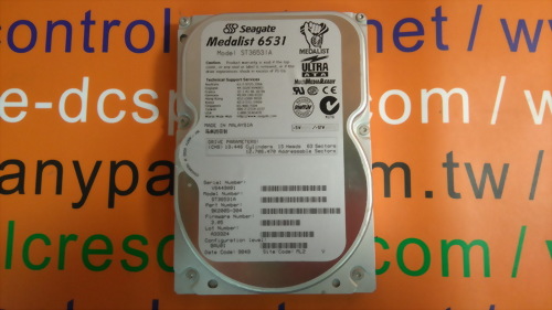 SEAGATE IDE HARD DRIVE MEDALIST 6531 ST36531A