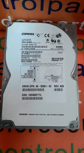 COMPAQ BB01811C9C 18.2GB 7200RPM SCSI HDD