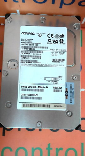 COMPAQ BF03665A32 36.4GB SCSI HARD DRIVE