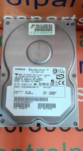 HITACHI IC35L040AVVN07-0 40GB IDE HARD DRIVE
