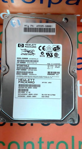 HP ST336704LC 36.4GB 80PIN SCSI HARD DRIVE