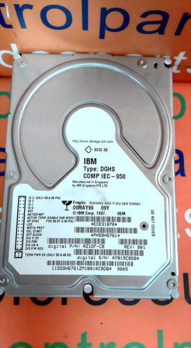 IBM COMP IEC-950 SCSI 80PIN 18.2GB HARD DRIVE