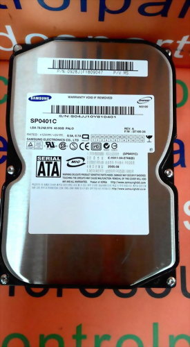 SAMSUNG SP0401C SATA 40GB HARD DRIVE