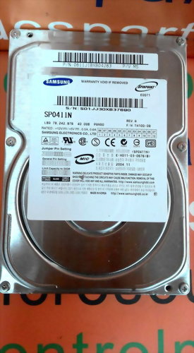 SAMSUNG SP0411N IDE 40GB HARD DRIVE