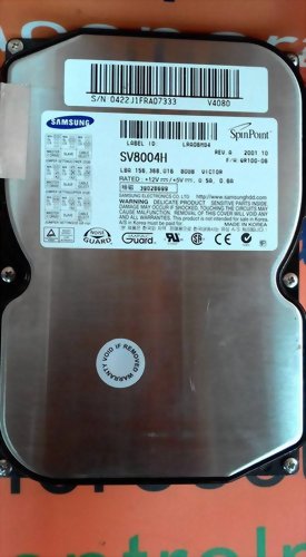 SAMSUNG SV8004H IDE 80GB HARD DRIVE