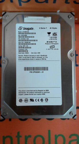 SEAGATE ST340012A IDE 3.5 40GB HDD WD
