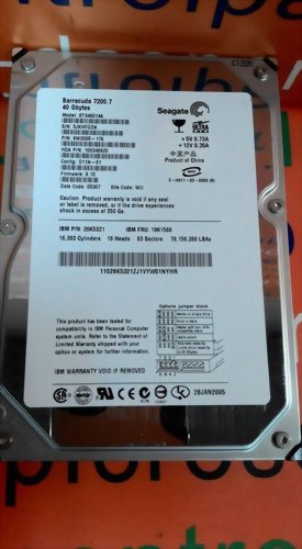 SEAGATE ST340014A IDE 3.5 40GB HDD WD