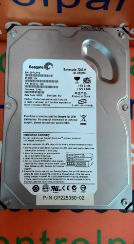 SEAGATE ST3402111A IDE 3.5 40GB HDD WD