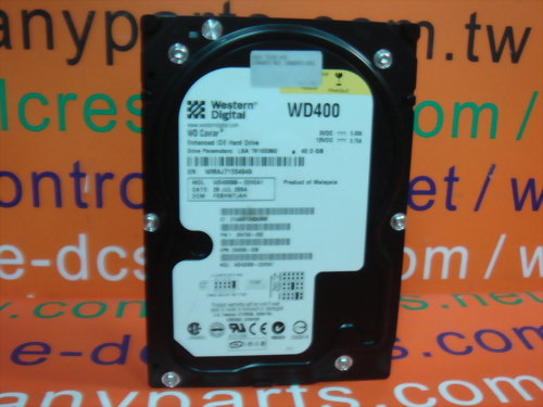 WESTERN DIGITAL WD400BB-22HEA1 40GB HARD DISK DRIVE