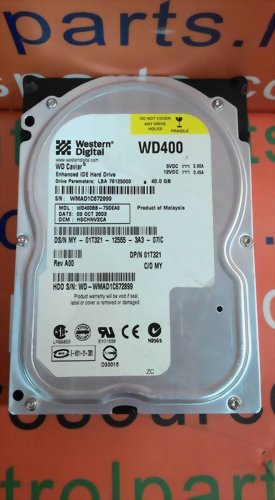WESTERN DIGITAL WD400BB-75DEA0 IDE 3.5 40GB HDD