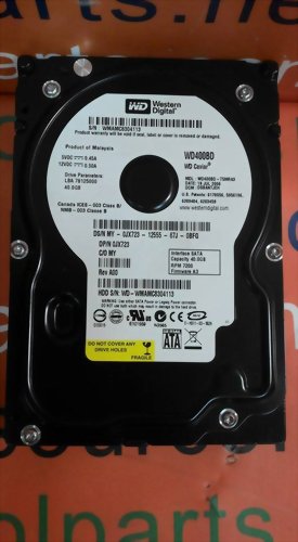 WESTERN DIGITAL WD400BD-75MRA3 SATA 3.5 40GB HDD WD