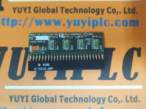 SCHLUMBERGER ASSY NO. 97911006 REV.B 40911006-B