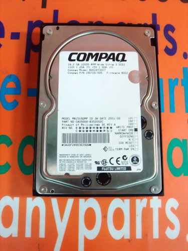 COMPAQ / FUJITSU HARD DRIVE BD018735C7 / 180726-005 MAJ3182MP / CA05668-B35200DC 18.2GB / 10000RPM / 68PIN