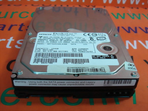 HITACHI HDT722516DLA380 / 0A31706