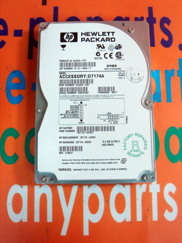 HP HARD DRIVE ACCESSORY: D7174A / 9L2004-048 18GB / 7200RPM