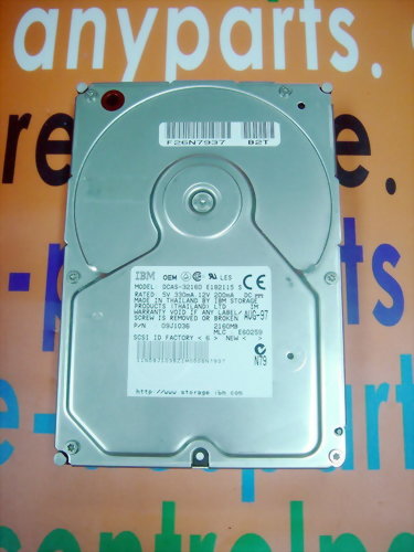 IBM HARD DRIVE DCAS-32160 / 09J1036 2.1G 68PIN