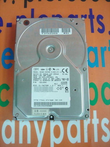 IBM HARD DRIVE DCAS-34330 / 22L0281 4.3GB / 50PIN