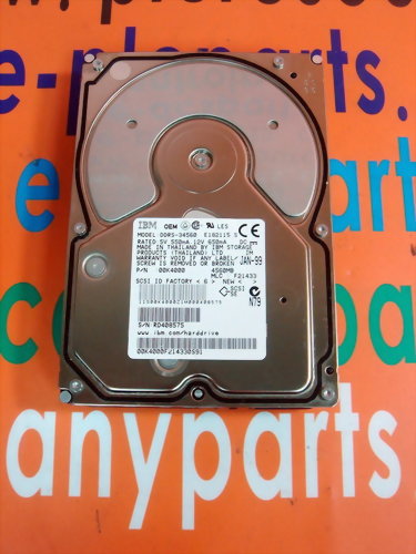 IBM HARD DRIVE DDRS-34560 / 00K4000 4560MB / 68PIN