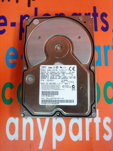 IBM HARD DRIVE DDRS-39130 / 22L0211 9.1GB / 68PIN