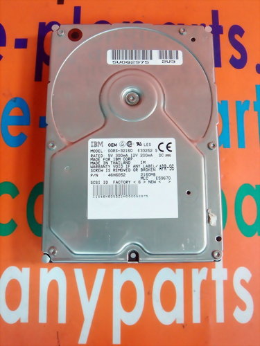 IBM HARD DRIVE DORS-32160 / 46H6052 2160MB / 50PIN