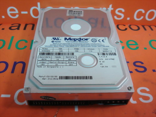MAXTOR 90432D2 4.3GB IDE