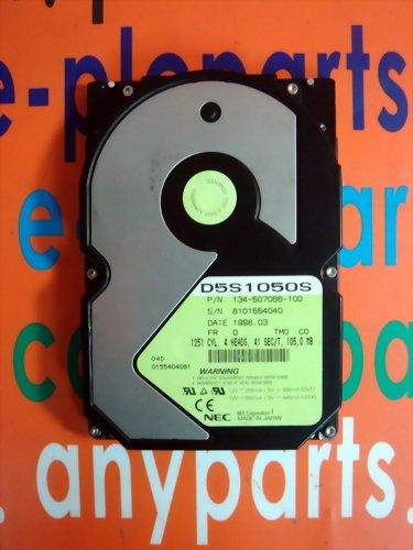 NEC HARD DISK D5S1050S / 134-507066-100 105.0MB / 50PIN