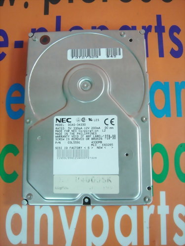 NEC HARD DRIVE DCAS-34330 / 03L5591 4.3GB / 50PIN