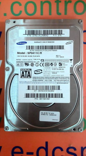 SAMSUNG SP0411C/R 40GB SATA HARD DRIVE