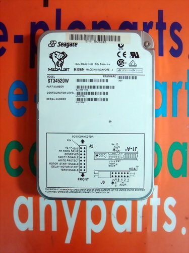 SEAGATE HARD DISK ST34520W / 9L1009-005 4.3GB / 68PIN